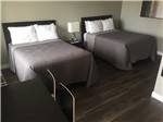 Two beds in the motel room at CAMPING COLIBRI - thumbnail