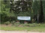 Sign indicating Gordon Howe Campground at GORDON HOWE CAMPGROUND - thumbnail