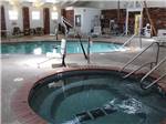 The hot tub and indoor pool at ROCKWELL RV PARK - thumbnail
