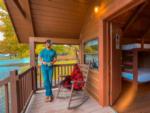 A man standing on a patio at SUN OUTDOORS PIGEON FORGE - thumbnail