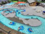 An aerial view of the lazy river at SUN OUTDOORS PIGEON FORGE - thumbnail