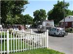 Picket fence area in front of office at BILLINGS VILLAGE RV PARK - thumbnail