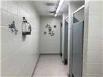 The clean shower stalls at TRAVELCENTERS OF AMERICA RV PARK - thumbnail