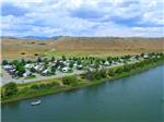 Amazing aerial view over resort at YELLOWSTONE'S EDGE RV PARK - thumbnail