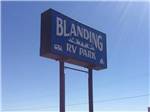 The front entrance sign at BLANDING RV PARK - thumbnail