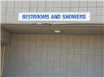The sign to the restrooms and showers at BLANDING RV PARK - thumbnail