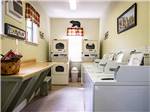 Inside of the clean laundry room at BIG MEADOW FAMILY CAMPGROUND - thumbnail