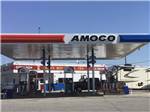 Amoco gas station with camper in it at KELLOGG RV PARK - thumbnail
