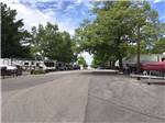 A road with RVs running along both sides at OUTBACK RV RESORT - thumbnail