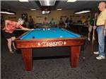 Pool tables in game room at GOOD LIFE RV RESORT - thumbnail
