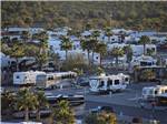 Aerial view over campground at DESERT GOLD RV RESORT - thumbnail