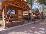 A row of the rental cabins at HTR BLACK HILLS - thumbnail