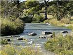 A line of rocks across a river at HTR TX HILL COUNTRY - thumbnail