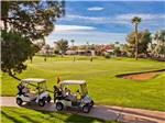 Men playing golf in the distance at PUEBLO EL MIRAGE RV & GOLF RESORT - thumbnail