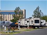 Some of the RV sites in front of the casino at WILDHORSE RESORT & CASINO RV PARK - thumbnail