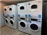 Stacked washers and dryers at PILOT RV PARK - thumbnail