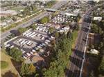 Overhead view of RV sites at NINETY-9 RV PARK - thumbnail