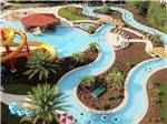 An aerial view of the lazy river at COUSHATTA LUXURY RV RESORT AT RED SHOES PARK - thumbnail