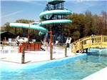 The water park with slides at RAGANS FAMILY CAMPGROUND - thumbnail
