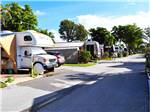 RVs parked in a row at ENCORE SUNSHINE HOLIDAY - thumbnail