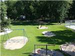 Aerial view of the playground at MILLER'S CAMPING RESORT - thumbnail