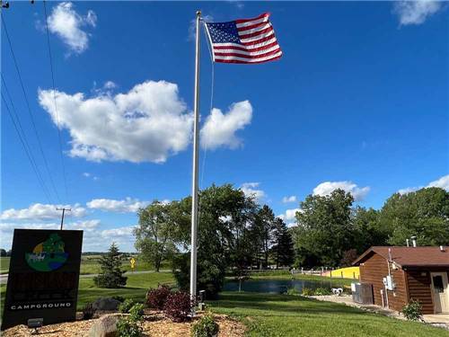 The flag pole in front at INDIAN CREEK CAMP & CONFERENCE CENTER