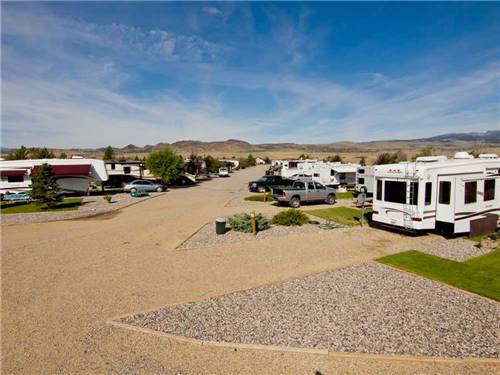 RVs and Trailers camping on the river at STARRY NIGHT LODGING & RV -ENNIS