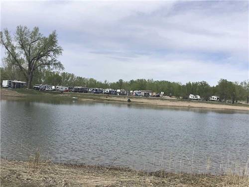 The RV sites by the lake at I-80 LAKESIDE CAMPGROUND