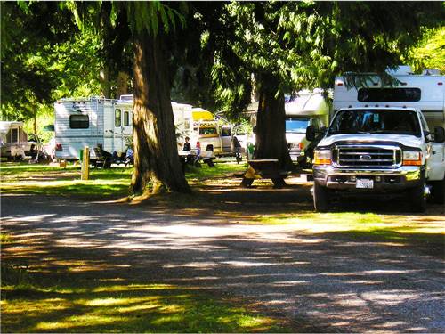 RVs and campers at THOUSAND TRAILS GRANDY CREEK