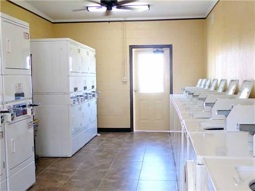 The laundry facilities at SNOW TO SUN RV RESORT