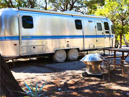 Trailer camping at THOUSAND TRAILS LAKE WHITNEY