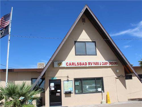 The front of the office building at CARLSBAD RV PARK & CAMPGROUND