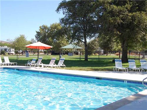 The swimming pool area at SANTEE LAKES RECREATION PRESERVE