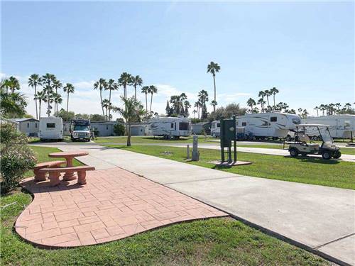 Trailers and RV camping at ENCORE TROPIC WINDS