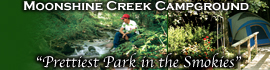 Ad for Moonshine Creek Campground
