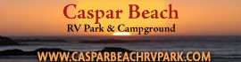 Ad for Caspar Beach RV Park & Campground
