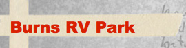 Ad for Burns RV Park