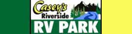 Ad for Casey's Riverside RV Park