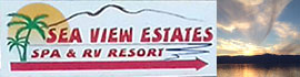 Ad for Sea View Estates & RV Resort