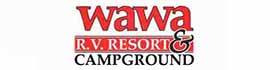 Ad for Wawa RV Resort & Campground