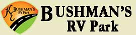 logo for Bushman's RV Park