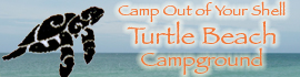 Ad for Turtle Beach Campground