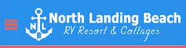 Ad for North Landing Beach RV Resort & Cottages