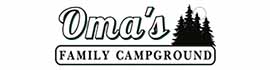 logo for Oma's Family Campground