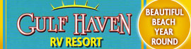 Ad for Gulf Haven RV Resort