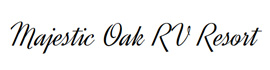 Ad for Majestic Oak RV Resort
