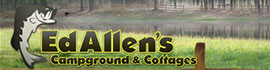 Ad for Ed Allen's Campground & Cottages