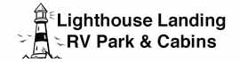 logo for Lighthouse Landing RV Park & Cabins