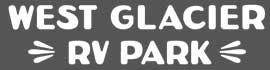 logo for West Glacier RV Park & Cabins