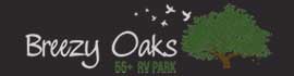 logo for Breezy Oaks RV Park